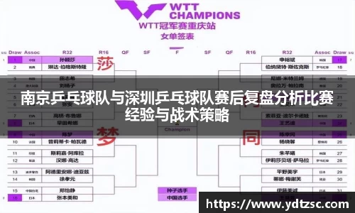 南京乒乓球队与深圳乒乓球队赛后复盘分析比赛经验与战术策略